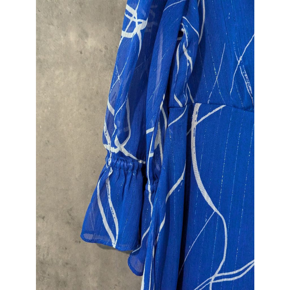 Women's DKNY Dress Size 6 Blue - Picture 6 of 10